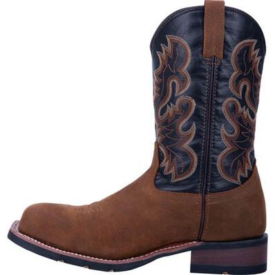Laredo Rockwell Men's 11-inch Steel Toe Electrical Hazard Waterproof Western Pull-On Work Boot, , large