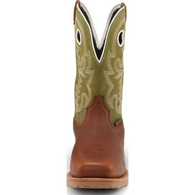 Justin Work Marshal Men's 11 inch Steel Toe Electrical Hazard Waterproof Pull-on Western Work Boot, , large