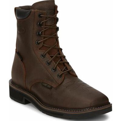 Justin Work Stampede Men's Composite Toe Waterproof Western Work Boot, , large
