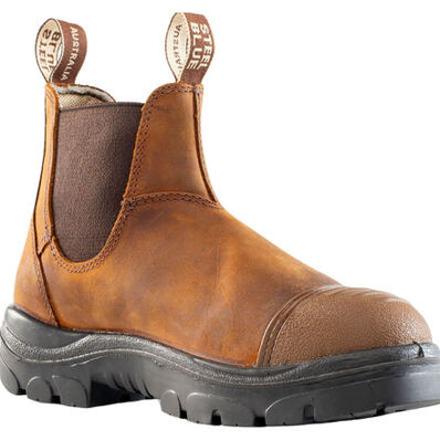 Steel Blue Hobart Scuff Men's Steel Toe Romeo Work Boot, , large