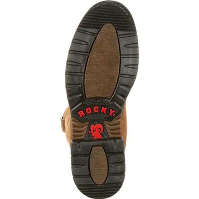 Botas vaqueras Rocky Original Ride Branson impermeables con punta de acero, , large