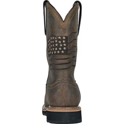HOSS Rushmore Men's 11-inch Composite Toe Puncture-Resisting Waterproof Western Work Boot, , large