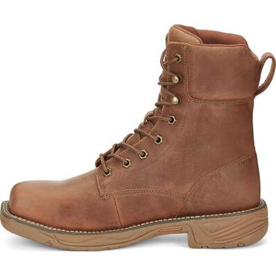Justin Work Stampede Rush Corbett Men's 8-Inch Nano Composite Electrical Hazard Waterproof Work Boot, , large