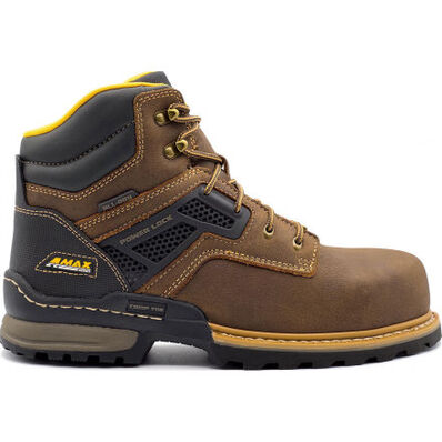 Avenger A-Max Dozer Men's 6-inch Composite Toe Electrical Hazard Waterproof Work Boot, , large