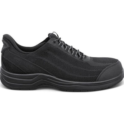 OrthoFeet Onyx Hands-Free Men's Composite Toe Electrical Hazard Slip-Resisting Athletic Work Shoe, , large