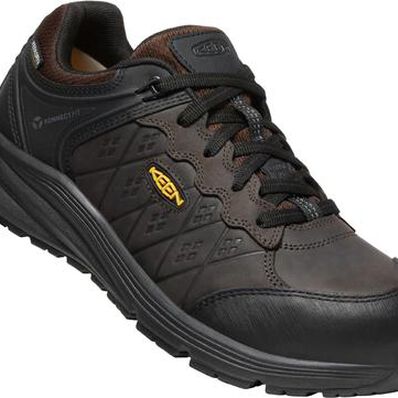 KEEN Utility® Vista Energy+ Men's Carbon Fiber Toe Waterproof Leather Work Shoe, , large