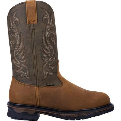 Laredo Hammer Men's Steel Toe Electrical Hazard Waterproof Western Pull-on Work Boot, , large
