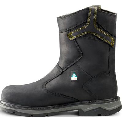 Terra Patton Men's 10-inch CSA Aluminum Toe Puncture-Resisting Waterproof Pull-on Work Boot, , large