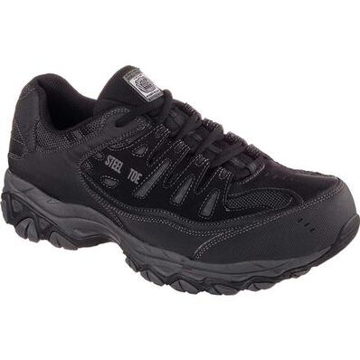 SKECHERS Work Relaxed Fit Cankton Steel Toe Work Athletic Shoe, , large
