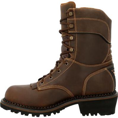 Georgia Boot AMP LT Logger Composite Toe Waterproof Work Boot, , large