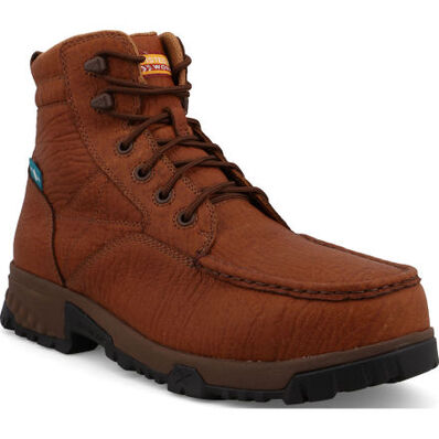 Twisted X Men's 6-Inch Internal Metatarsal Nano Toe Electrical Hazard Waterproof Leather Work Boot, , large