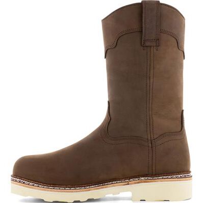 Frye Supply Men's 10-inch Steel Toe Electrical Hazard Waterproof Pull-On Work Boot, , large