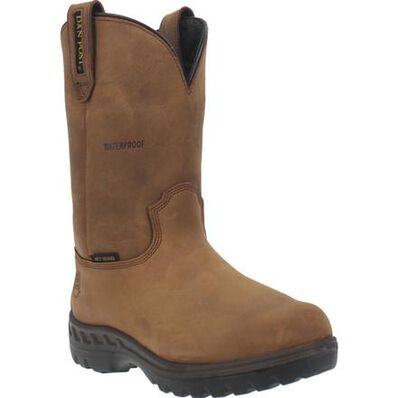 Dan Post Cummins Men's 11-inch Internal Metatarsal Steel Toe Electrical Hazard Waterproof Western Work Boots, , large