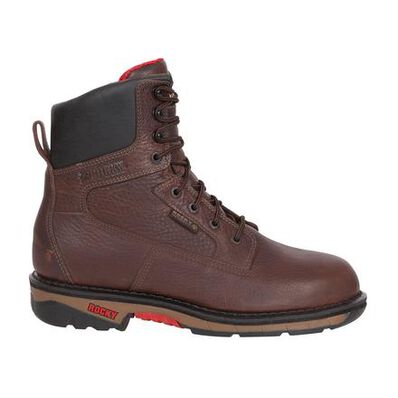 Bota de trabajo impermeable con punta de acero para pasear Rocky, , large
