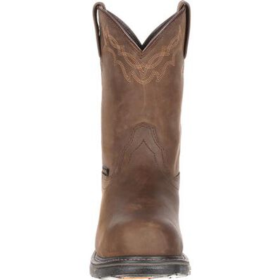 Bota de trabajo Ariat WorkHog pull-on H2O con punta de material compuesto impermeable, , large