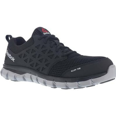 Reebok Sublite Cushion Work Men's Alloy Toe Electrical Hazard Work Athletic Shoe, , large
