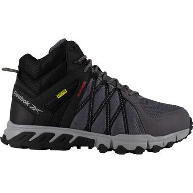 Reebok Trailgrip Work Men's Internal Metatarsal Alloy Toe Electrical Hazard Mid Athletic Shoe, , large