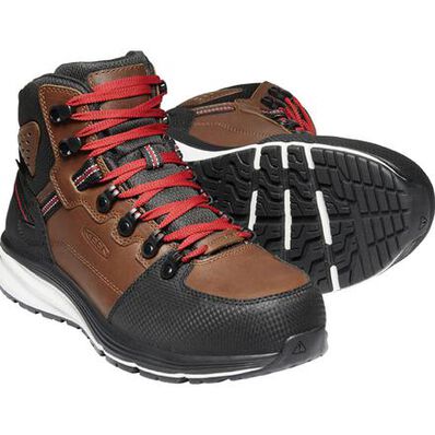KEEN Utility® Red Hook Men's Carbon Fiber Toe Electrical Hazard Waterproof Work Hiker, , large