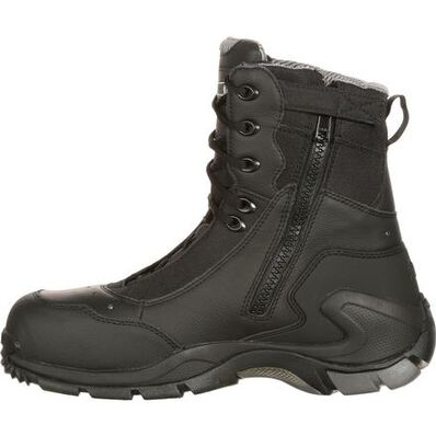 Bota Rocky Med 1 con punta de fibra de carbono resistente a las perforaciones con cierre lateral WP, , large