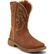 Justin Work Stampede Rush Men's Steel Toe Electrical Hazard Waterproof Pull-on Western Work Boot, , large