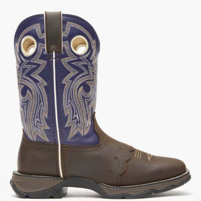 Bota vaquera para mujer Powder n' Lace Saddle Lady Rebel de Durango, , large