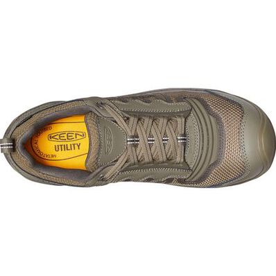 KEEN Utility Reno Men's Carbon Fiber Toe Electrical Hazard Waterproof Athletic Work Shoe, , large