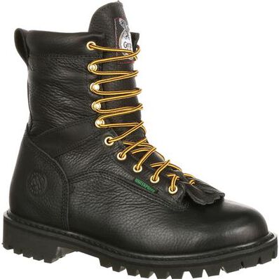 Bota de trabajo acordonada hasta la punta impermeable con punta de acero de Georgia, , large