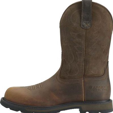 Ariat Groundbreaker Steel Toe Western Work Pull-On Boot, , large