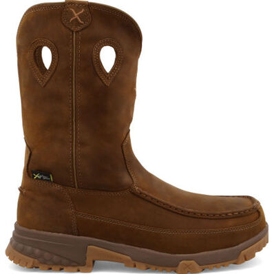 Twisted X Moc Men's 11-inch Internal Metatarsal Carbon Nano Toe Pull-on Work Boot, , large