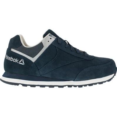 Reebok Leelap Retro Jogger Steel Toe Electrical Hazard Navy Work Shoe, , large