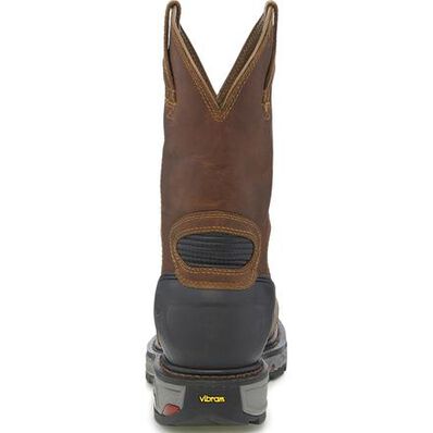 Justin Original Workboots Warhawk Men's 11 inch Composite Toe Electrical Hazard Waterproof Pull-on Work Boot, , large