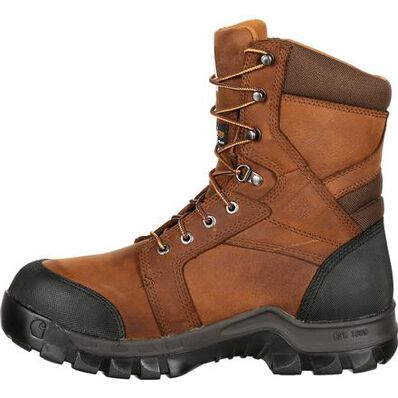 Bota de trabajo impermeable Carhartt Rugged Flex con punta de material compuesto térmica impermeable, , large