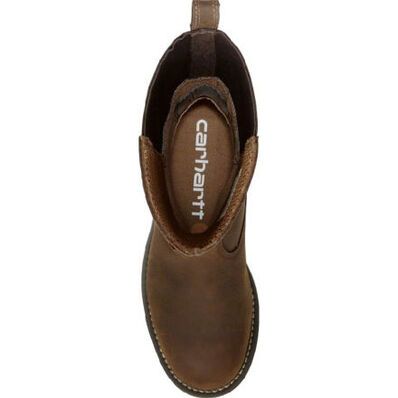 Carhartt Wedge Women's 10-inch Steel Toe Electrical Hazard Waterproof Pull-On Work Boot, , large