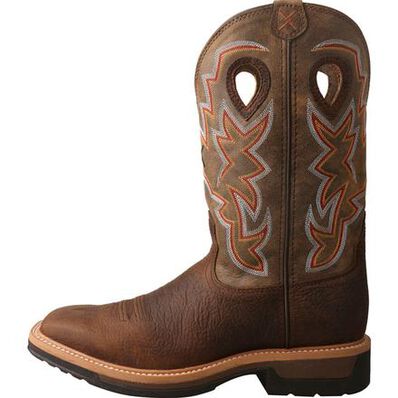 Twisted X Lite Men's 12-Inch Alloy Toe Electrical Hazard Western Work Boot, , large Twisted X Lite Men's 12-Inch Alloy Toe Electrical Hazard Western Work Boot, , large