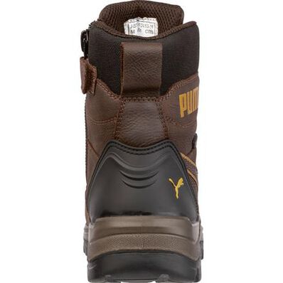Puma Safety Conquest CTX Men's 7 inch Composite Toe Electrical Hazard Waterproof Side Zip Work Boot, , large