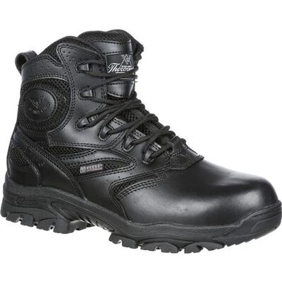 Bota con punta de material compuesto de Thorogood compuesto impermeable con cremallera lateral, , large