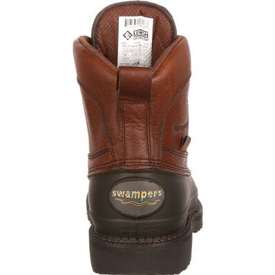 bota de trabajo impermeable con punta de acero Lehigh Swampers de 6 pulgadas, , large