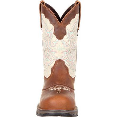 Lady Rebel™ by Durango® Women's Composite Toe Saddle Western Boot, , large