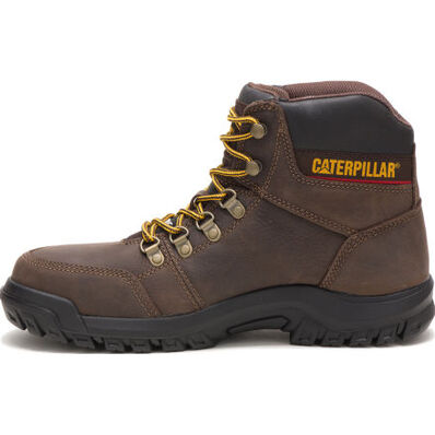 Cat Outline Men's 6-inch Steel Toe Electrical Hazard Work Hiker, , large