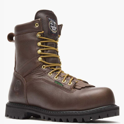 Bota de trabajo acordonada hasta la punta impermeable con punta de acero de Georgia, , large