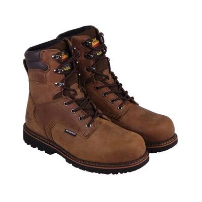 Thorogood V-Series Men's 8-inch Composite Toe Electrical Hazard 400G Insulated Waterproof Work Boots, , large