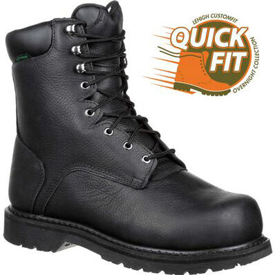 QUICKFIT Collection: Lehigh Safety Shoes Unisex Steel Toe Internal MetGuard Waterproof Work Boot, , large