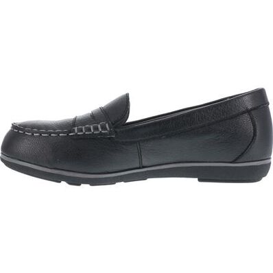 Rockport Works Top Shore Women's Steel Toe Static-Dissipative Penny Loafer, , large