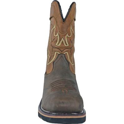 HOSS Showdown Men's 11-inch Composite Toe Puncture- Resisting Waterproof Western Work Boot, , large