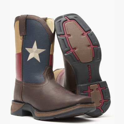 Bota vaquera para niños con bandera Lil' Durango Texas, , large