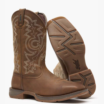 Bota vaquera sin cordones con punta de acero Rebel de Durango, , large