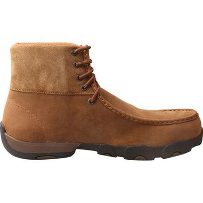 Twisted X Work Driving Moc Men's 6-Inch Alloy Toe Electrical Hazard Chukka Work Boot, , large Twisted X Work Driving Moc Men's 6-Inch Alloy Toe Electrical Hazard Chukka Work Boot, , large