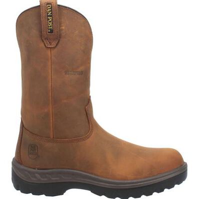 Dan Post Cummins Men's 11-inch Steel Toe Electrical Hazard Waterproof Western Work Boots, , large