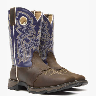 Bota vaquera para mujer Powder n' Lace Saddle Lady Rebel de Durango, , large
