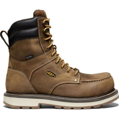 KEEN Utility® Cincinnati 90 Men's 8-inch Carbon Fiber Toe Electrical Hazard Waterproof Work Boot, , large